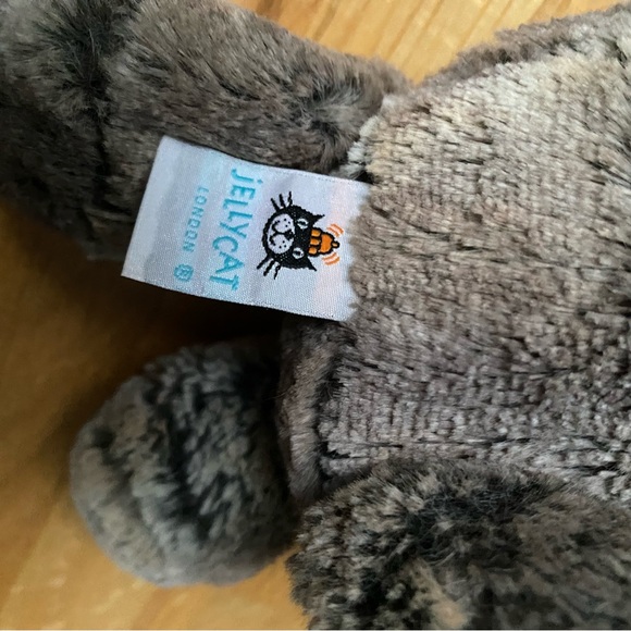 Jellycat Woodland  Bashful Bunny Furry Brown Plush Toy Brown - Picture 4 of 8